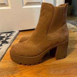 Heeled boots. Never worn, bought from Nordstrom
